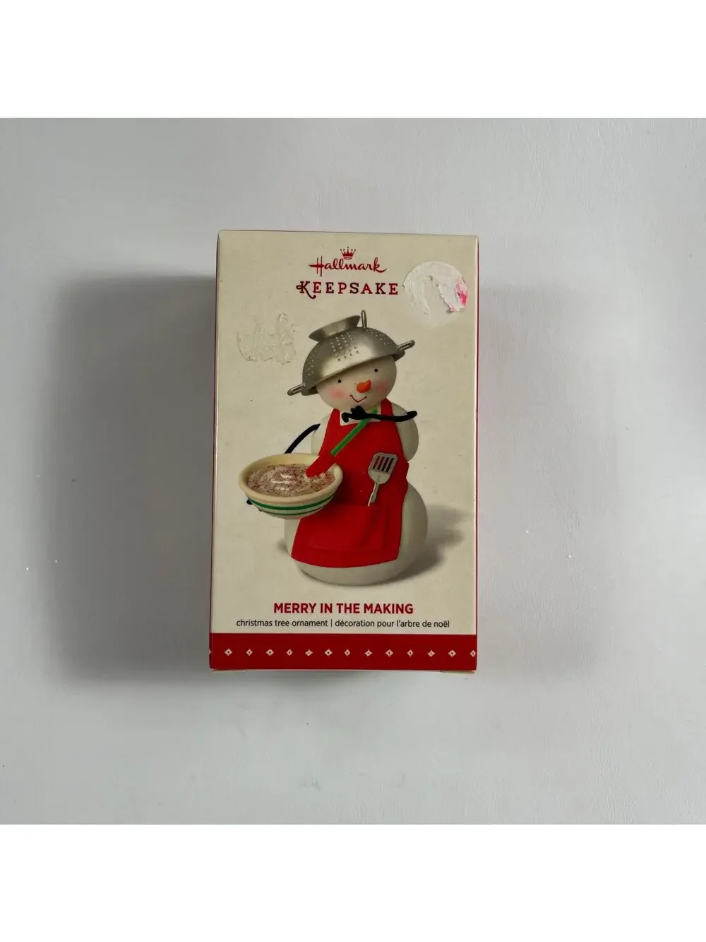 2015 Hallmark Keepsake Ornament Merry in the Making Snowman Baker Christmas